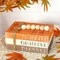 Thanksgiving Wooden Tiered Tray Decor Plaid Faux Decorative Stacked Books Bundle Thankful Grateful Blessed Wooden Block Sign with Beads for Fall Farmhouse Rustic Kitchen Home Table Decoration